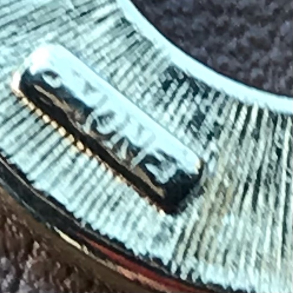 Vintage enamel brooch Monet Gold tone - Picture 5 of 7